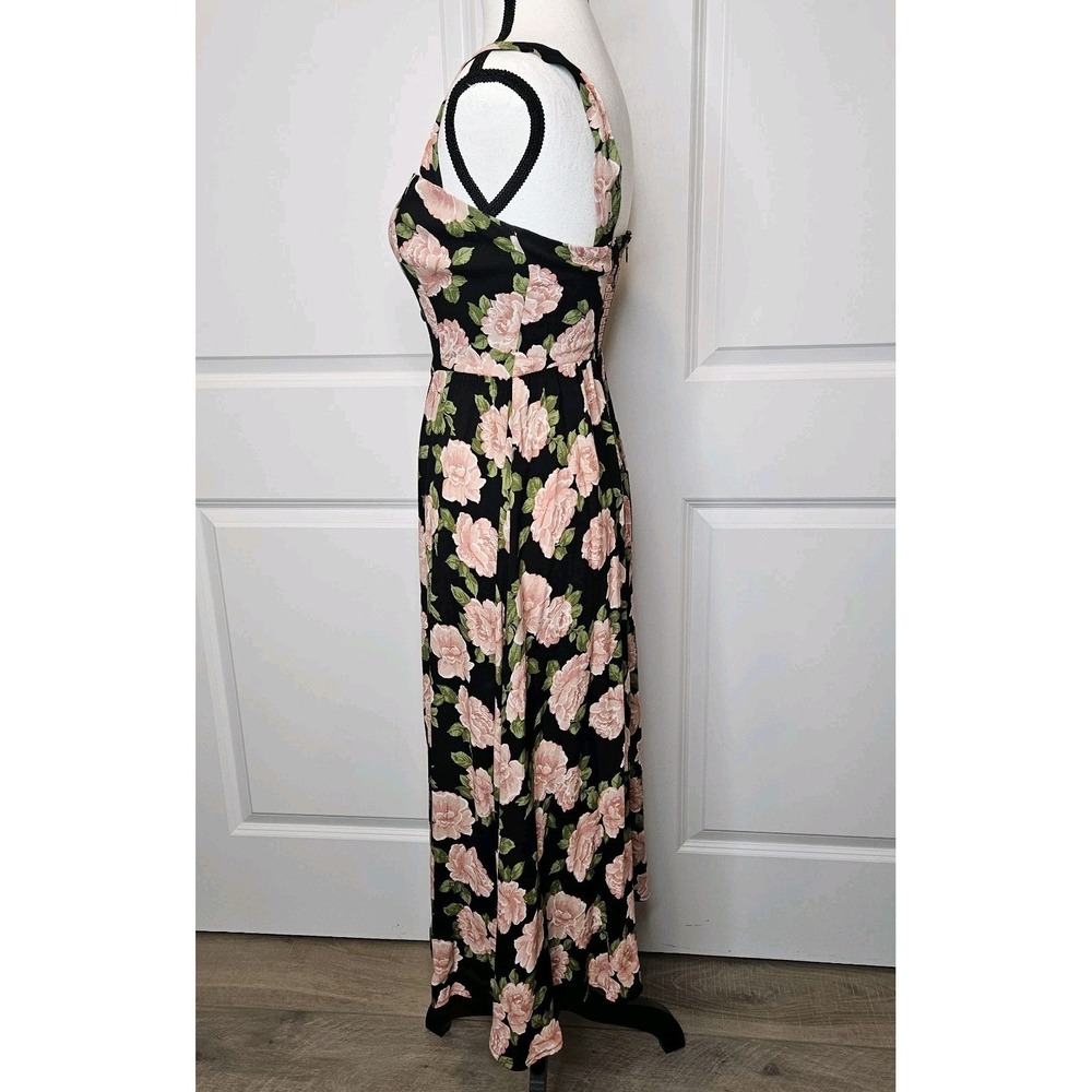 Reformation Saltillo Midi Dress‎ Size 0 Rosalia Rose Pink Floral Cottagecore - Picture 4 of 10